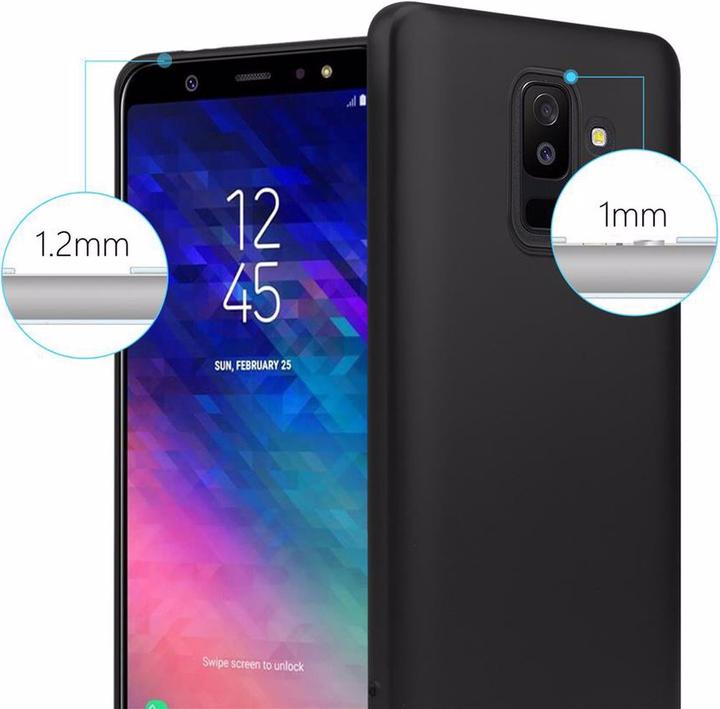 Image du produit Cadorabo Couverture métallique mate TPU (Samsung Galaxy A6+)