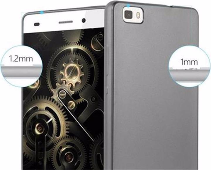 Image du produit Cadorabo Couverture métallique mate TPU (Huawei P8 Lite)