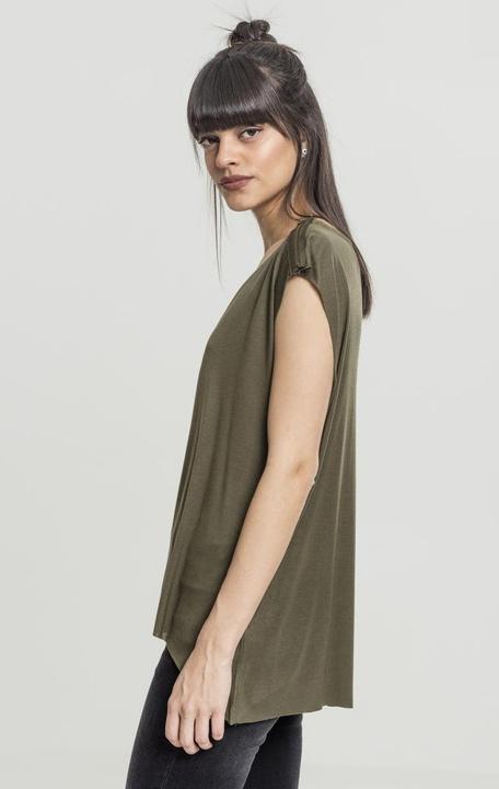 Immagine prodotto Urban Classics Ladies Shoulder Zip HiLo Tee (S)