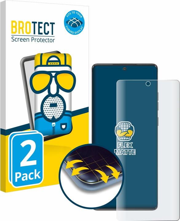 Immagine prodotto BROTECT Full-Screen Pellicola Opaca (2 Pezzo/i, Motorola Moto G85)