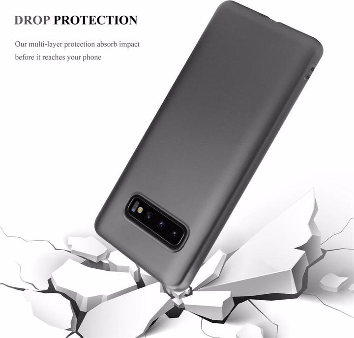 Image du produit Cadorabo Couverture métallique mate TPU (Samsung Galaxy S10+)