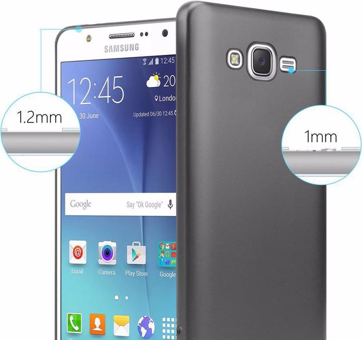Productafbeelding Cadorabo TPU Matte Metallic hoes (Samsung Galaxy J7)
