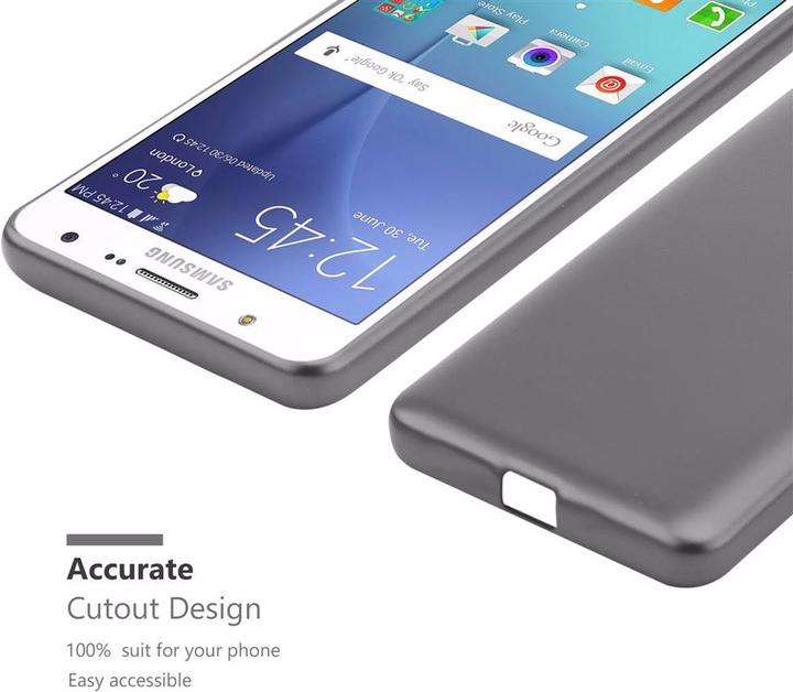 Productafbeelding Cadorabo TPU Matte Metallic hoes (Samsung Galaxy J7)