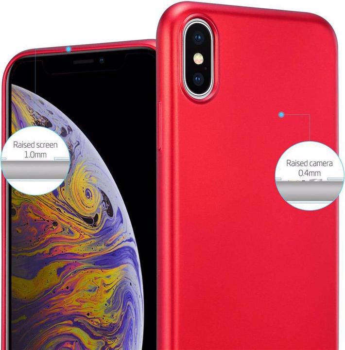 Productafbeelding Cadorabo TPU Matte Metallic hoes (Apple iPhone XS Max)