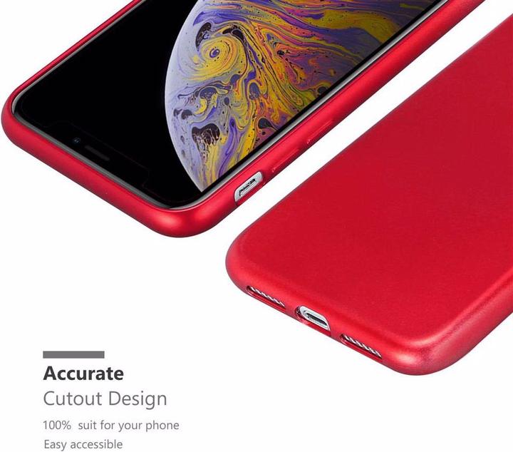 Productafbeelding Cadorabo TPU Matte Metallic hoes (Apple iPhone XS Max)