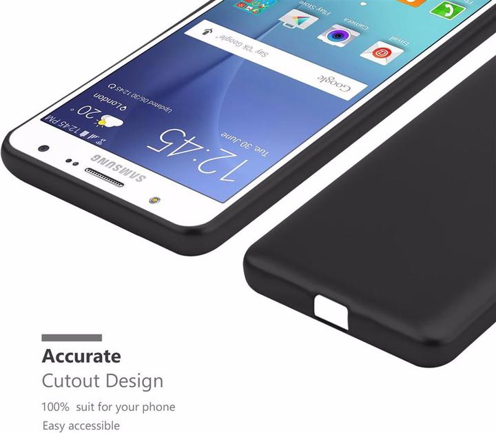 Productafbeelding Cadorabo TPU Matte Metallic hoes (Samsung Galaxy J7)