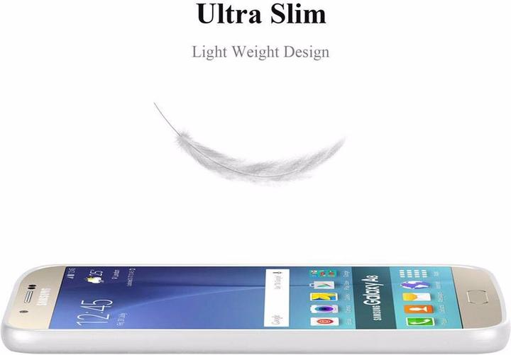 Actual product image Cadorabo TPU Matt Metallic Cover (Samsung Galaxy A8 (2018))