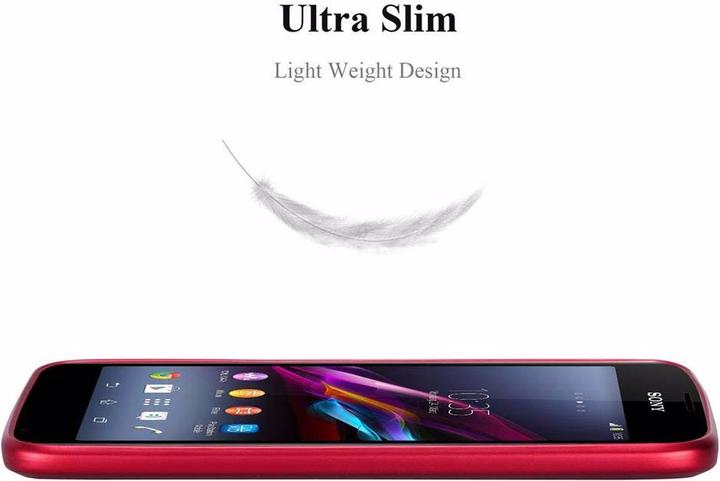 Image du produit Cadorabo Couverture métallique mate TPU (Sony Xperia E1)