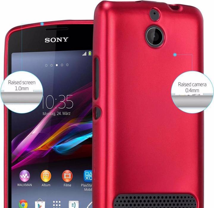 Image du produit Cadorabo Couverture métallique mate TPU (Sony Xperia E1)