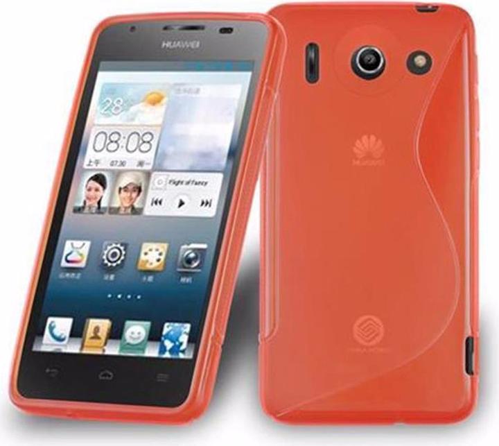 Productafbeelding Cadorabo TPU S-Line Cover (Huawei Ascend G510, Huawei Ascend G520, Huawei Ascend G525)