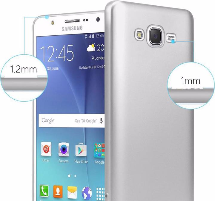 Actual product image Cadorabo TPU Matt Metallic Cover (Samsung Galaxy J7)