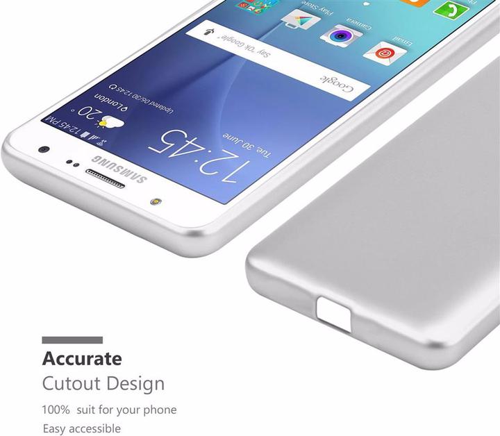 Actual product image Cadorabo TPU Matt Metallic Cover (Samsung Galaxy J7)