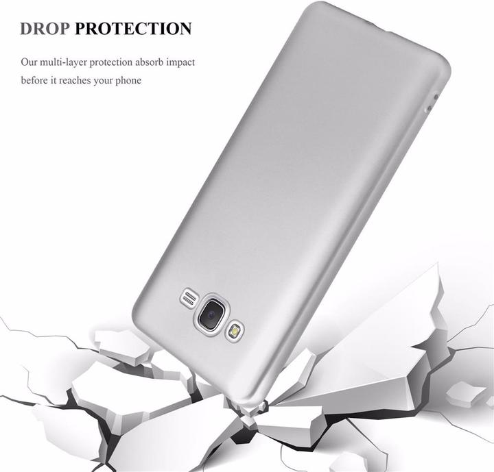 Actual product image Cadorabo TPU Matt Metallic Cover (Samsung Galaxy J7)