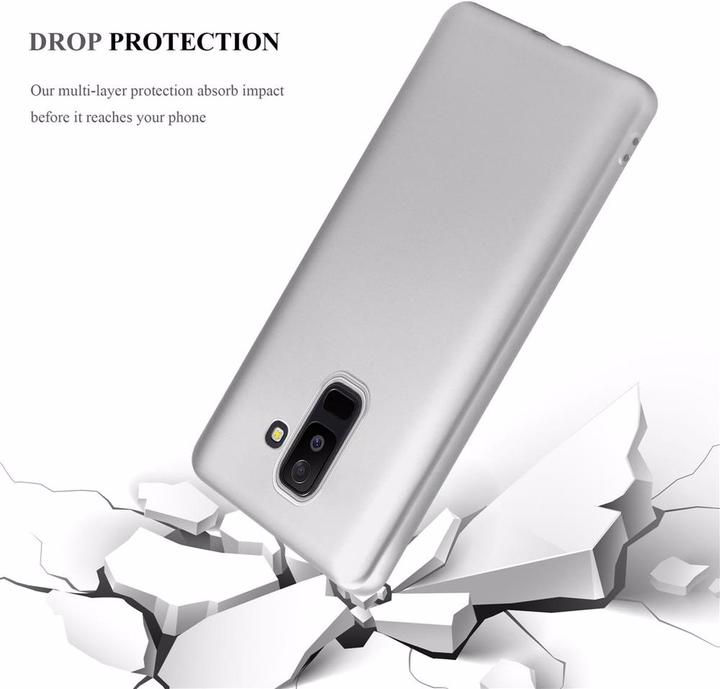 Image du produit Cadorabo Couverture métallique mate TPU (Samsung Galaxy A6+)