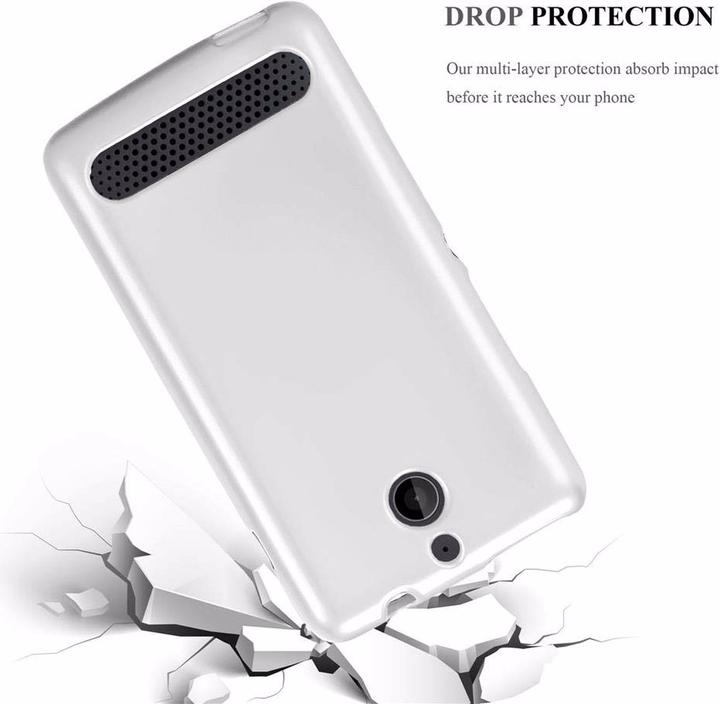 Image du produit Cadorabo Couverture métallique mate TPU (Sony Xperia E1)