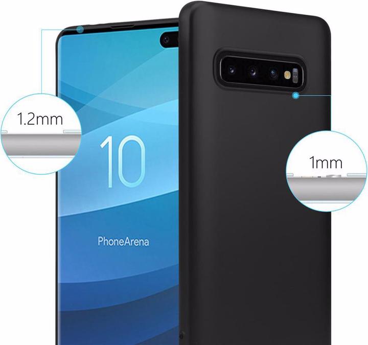 Productafbeelding Cadorabo TPU Matte Metallic hoes (Samsung Galaxy S10+)