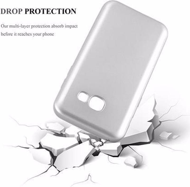 Image du produit Cadorabo Couverture métallique mate TPU (Samsung Galaxy A3 (2017))