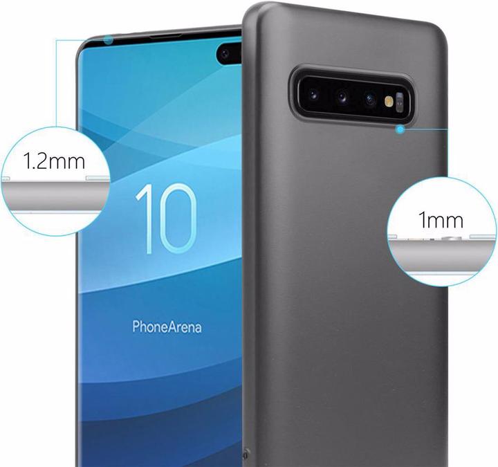 Image du produit Cadorabo Couverture métallique mate TPU (Samsung Galaxy S10+)