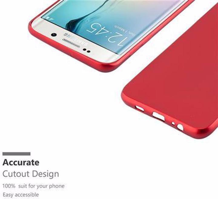Image du produit Cadorabo Couverture métallique mate TPU (Samsung Galaxy S6 Edge)