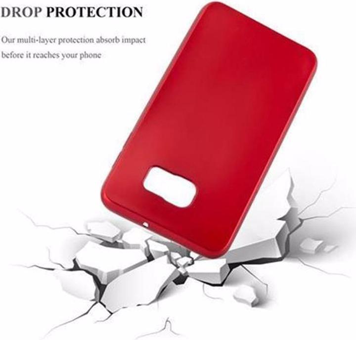 Image du produit Cadorabo Couverture métallique mate TPU (Samsung Galaxy S6 Edge)