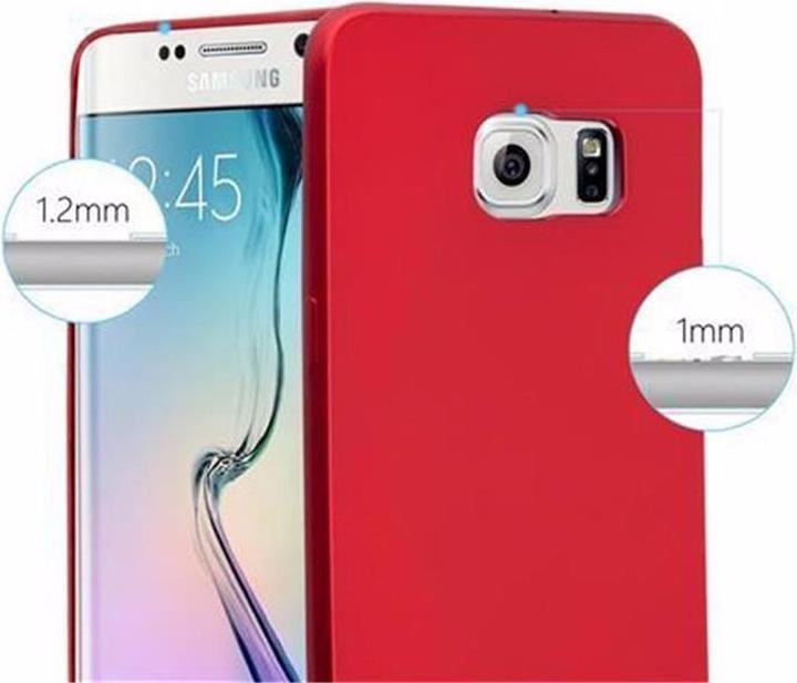 Image du produit Cadorabo Couverture métallique mate TPU (Samsung Galaxy S6 Edge)