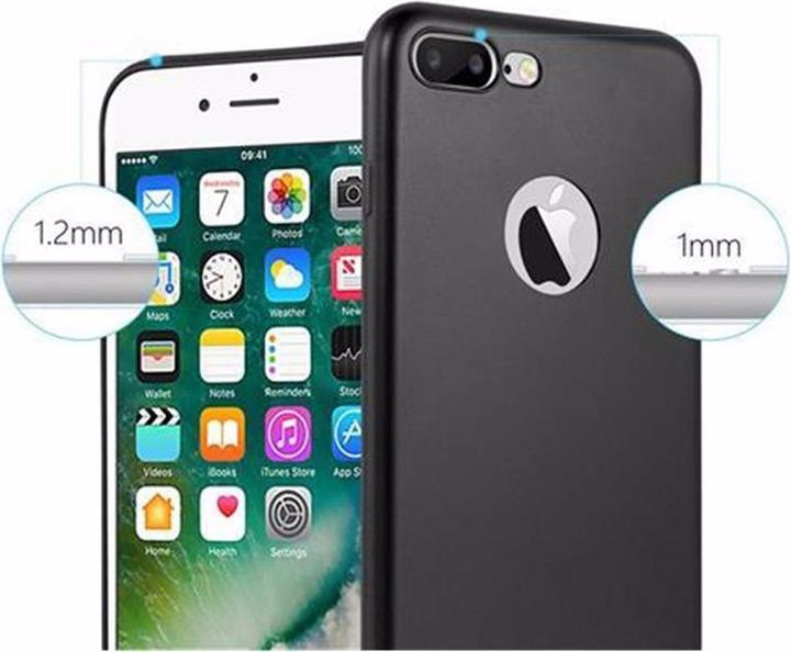 Produktbild Cadorabo TPU Matt Metallic Cover (Apple iPhone 8 Plus, Apple iPhone 7s Plus, Apple iPhone 7 Plus)