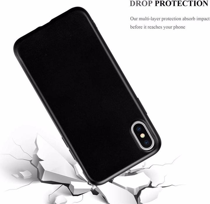 Actual product image Cadorabo TPU Matt Metallic Cover (Apple iPhone XS Max)