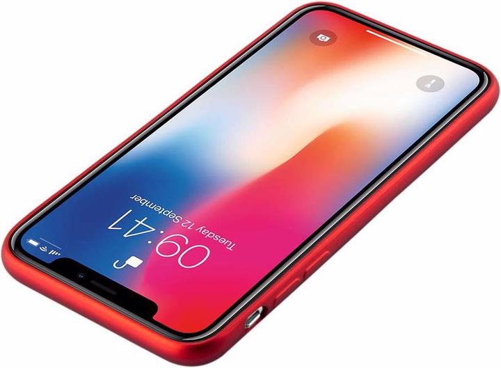Image du produit Cadorabo Couverture métallique mate TPU (Apple iPhone X)