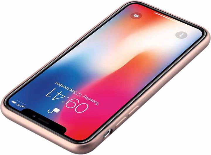 Productafbeelding Cadorabo TPU Matte Metallic hoes (Apple iPhone X)