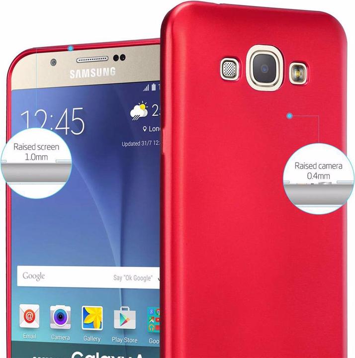 Image du produit Cadorabo Couverture métallique mate TPU (Samsung Galaxy A8 (2018))