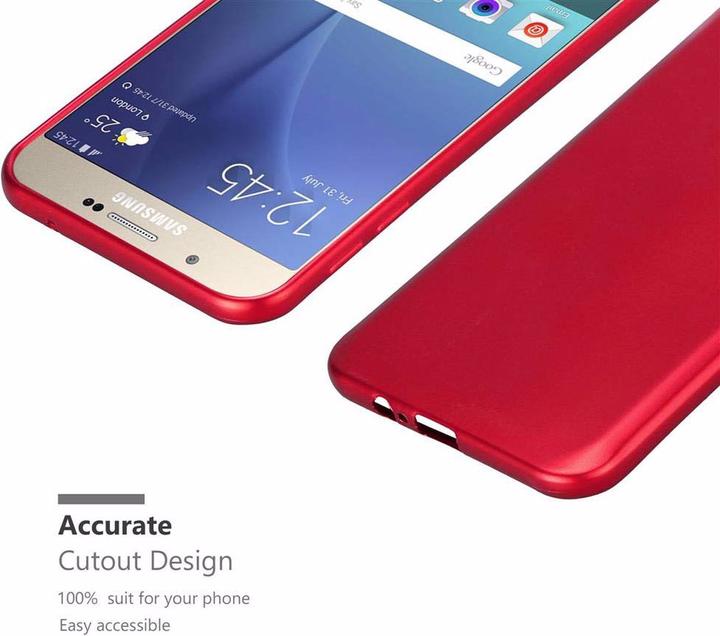 Image du produit Cadorabo Couverture métallique mate TPU (Samsung Galaxy A8 (2018))