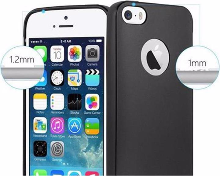 Productafbeelding Cadorabo TPU Matte Metallic hoes (Apple iPhone 5)