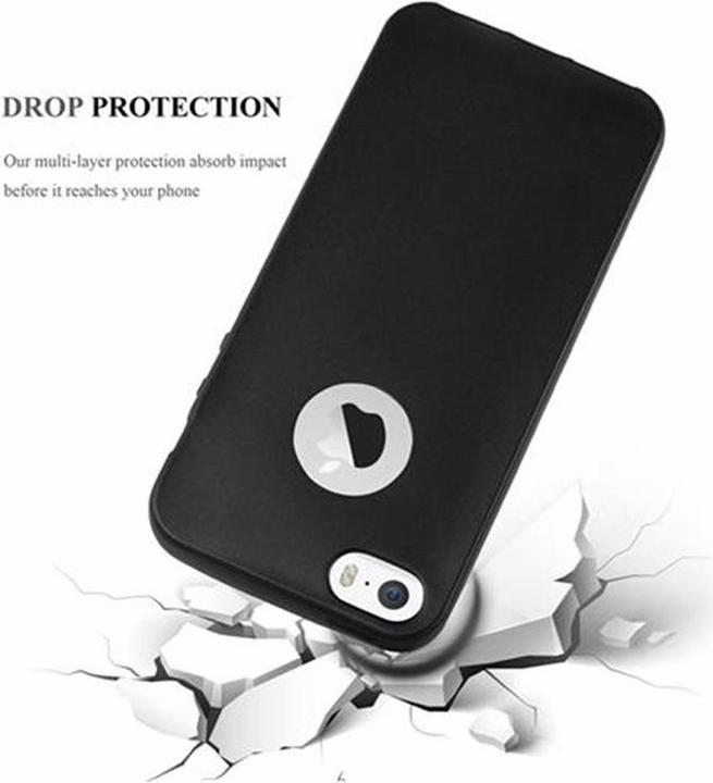 Productafbeelding Cadorabo TPU Matte Metallic hoes (Apple iPhone 5)