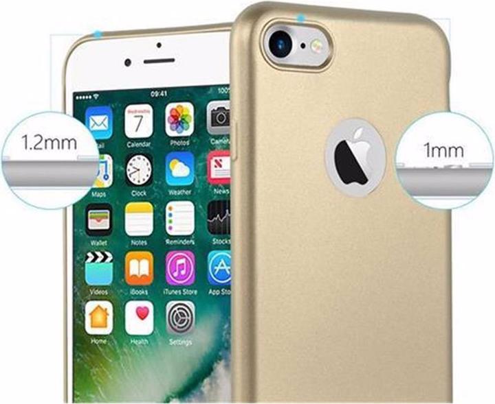 Produktbild Cadorabo TPU Matt Metallic Cover (Apple iPhone 7, Apple iPhone SE (2nd Gen))