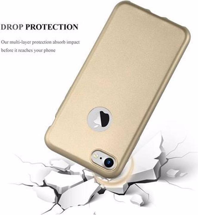 Produktbild Cadorabo TPU Matt Metallic Cover (Apple iPhone 7, Apple iPhone SE (2nd Gen))