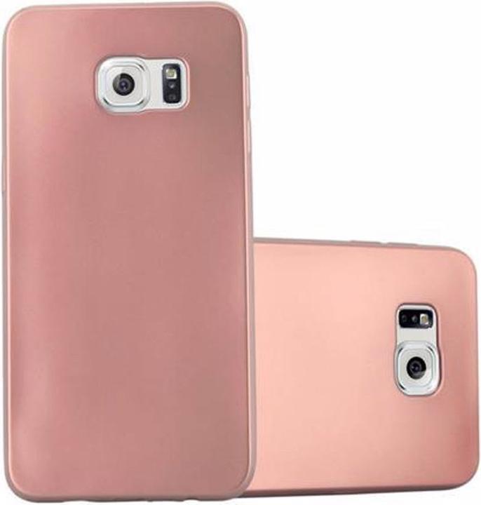 Actual product image Cadorabo TPU Matt Metallic Cover (Samsung Galaxy S6 Edge)