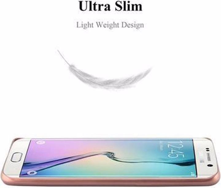 Actual product image Cadorabo TPU Matt Metallic Cover (Samsung Galaxy S6 Edge)