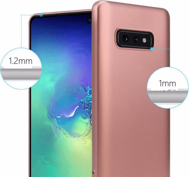 Productafbeelding Cadorabo TPU Matte Metallic hoes (Samsung Galaxy S10e)