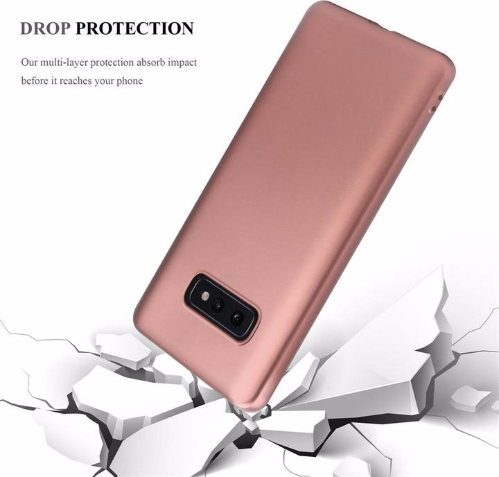 Productafbeelding Cadorabo TPU Matte Metallic hoes (Samsung Galaxy S10e)