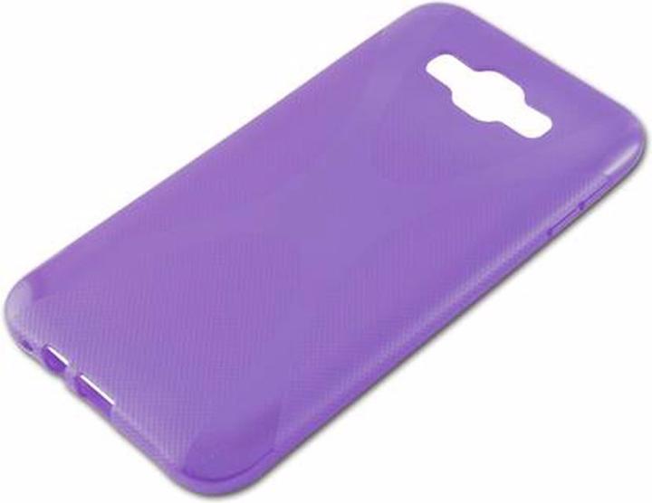 Actual product image Cadorabo TPU X-Line Cover (Samsung Galaxy E7)