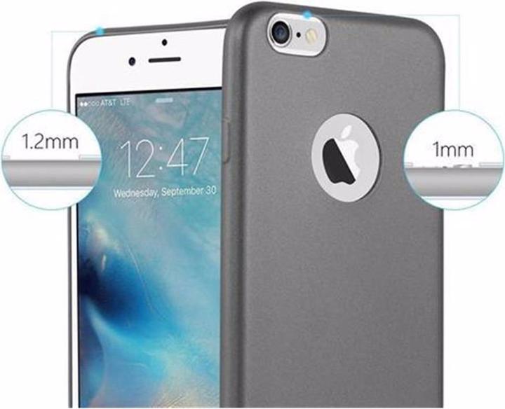 Productafbeelding Cadorabo TPU Matte Metallic hoes (Apple iPhone 6 Plus)