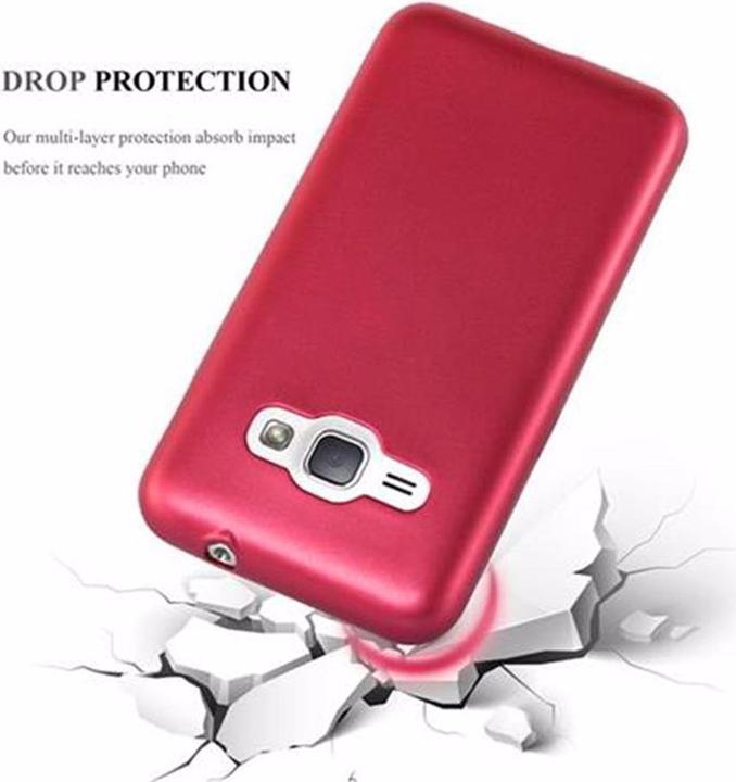 Image du produit Cadorabo Couverture métallique mate TPU (Samsung Galaxy J1 (2016))