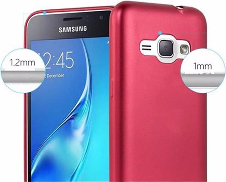 Image du produit Cadorabo Couverture métallique mate TPU (Samsung Galaxy J1 (2016))