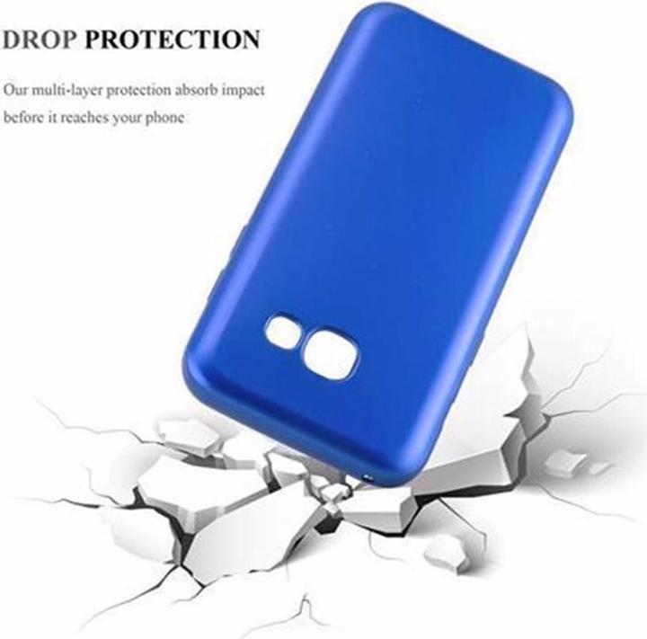 Productafbeelding Cadorabo TPU Matte Metallic hoes (Samsung Galaxy A3 (2017))