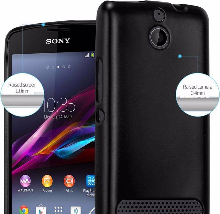 Image du produit Cadorabo Couverture métallique mate TPU (Sony Xperia E1)