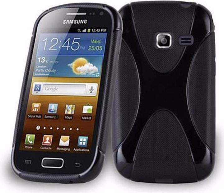 Actual product image Cadorabo TPU X-Line Cover (Samsung Galaxy Ace Duos)