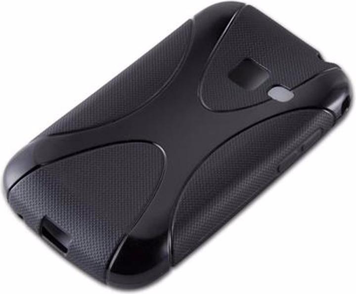 Actual product image Cadorabo TPU X-Line Cover (Samsung Galaxy Ace Duos)
