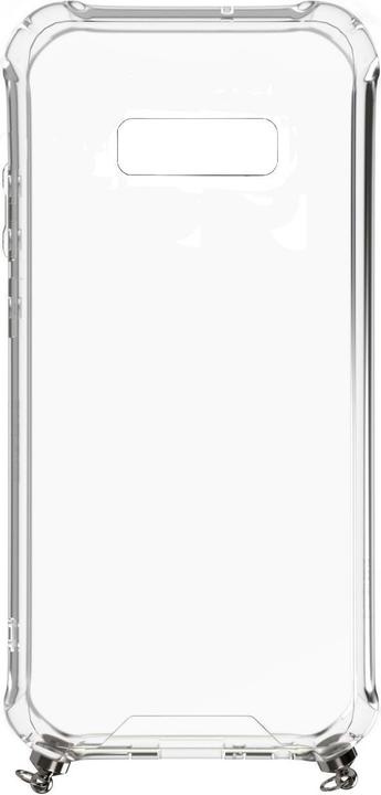 Evelatus GalaxyS10e Silicone TPU Transparent with Necklace Strap (Samsung Galaxy S10e)