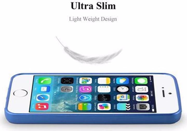 Productafbeelding Cadorabo TPU Matte Metallic hoes (Apple iPhone 5)
