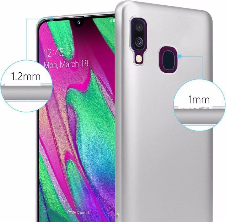 Image du produit Cadorabo Couverture métallique mate TPU (Samsung Galaxy A40)